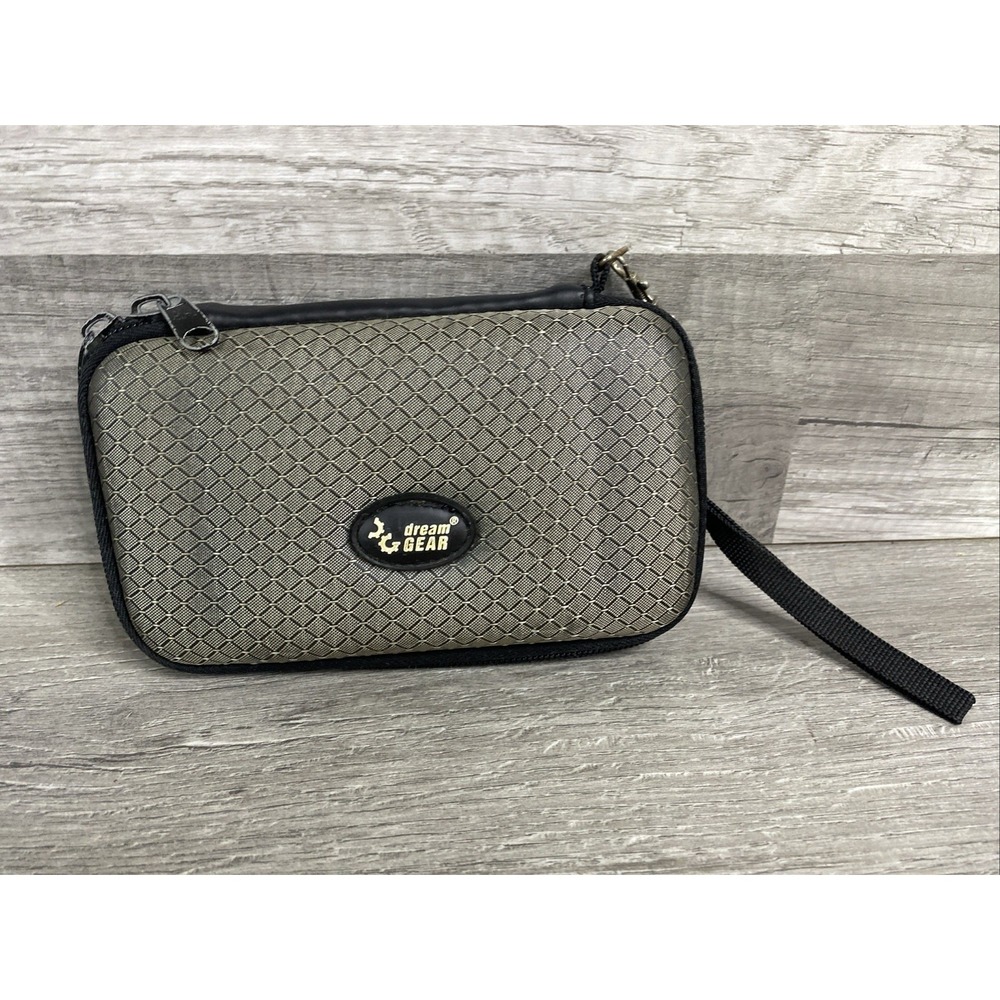 dreamGEAR Nintendo DS & DS Lite Zipper Case‎ Black Silver